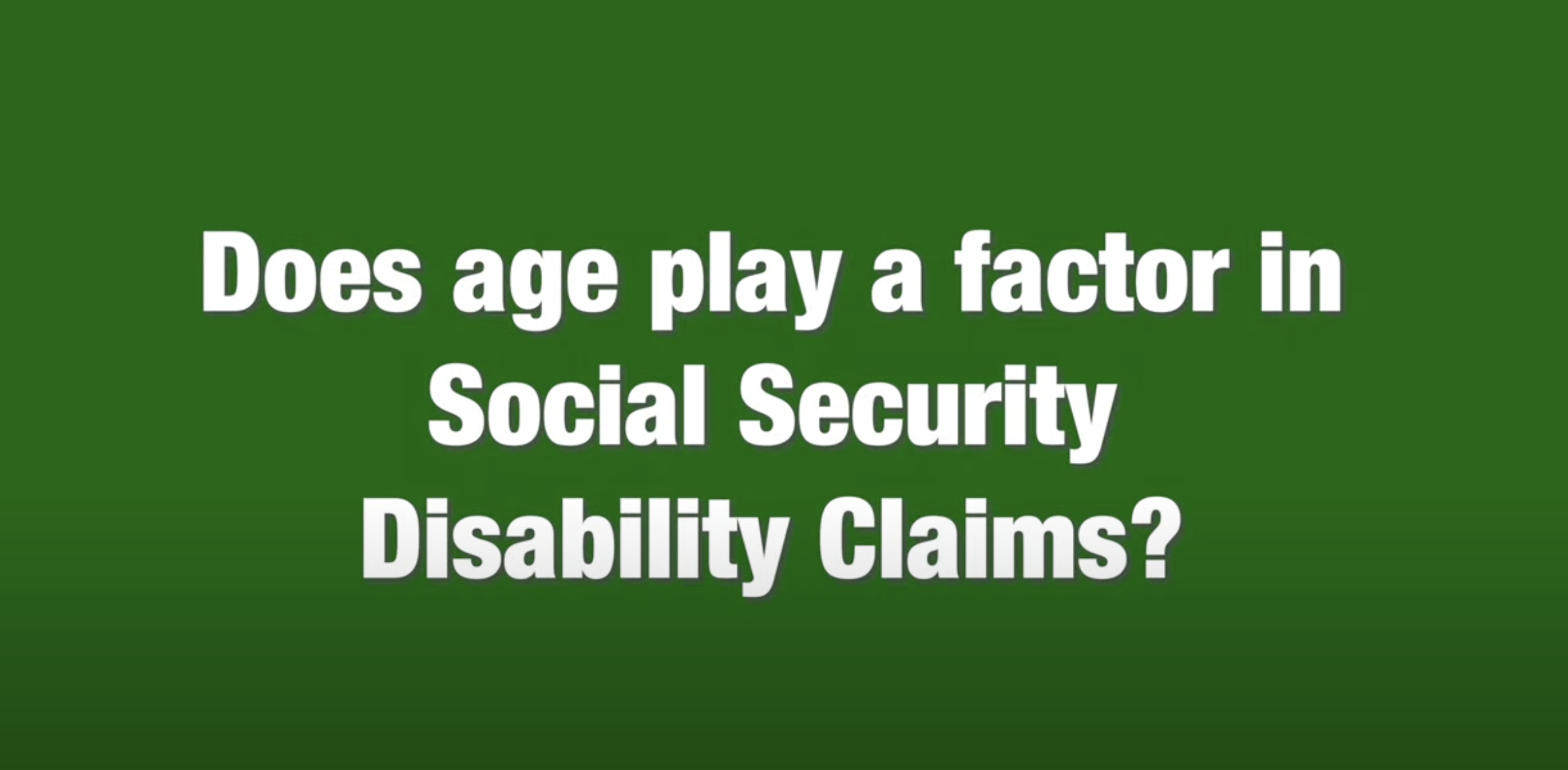 Social Security Disability