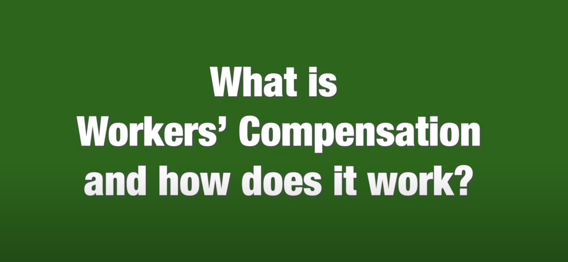 Workers Compensation–Michigan